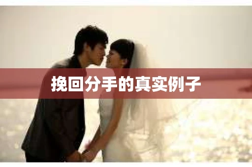 挽回分手的真实例子