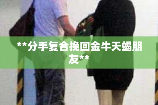 **分手复合挽回金牛天蝎朋友**