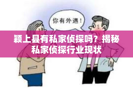 颖上县有私家侦探吗？揭秘私家侦探行业现状