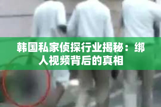 韩国私家侦探行业揭秘：绑人视频背后的真相
