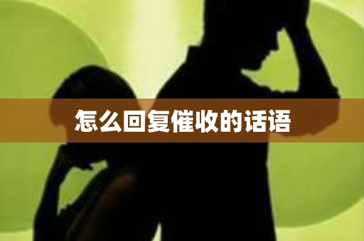 怎么回复催收的话语