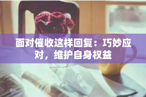 面对催收这样回复：巧妙应对，维护自身权益