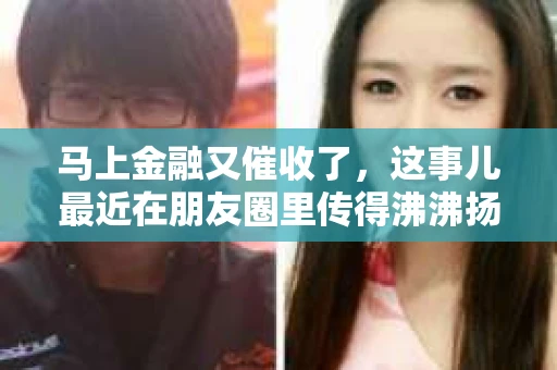 马上金融又催收了，这事儿最近在朋友圈里传得沸沸扬扬。说实话，我也有点好奇，这马上金融到底是怎么回事？催收又是怎么一回事？今天，我就来跟大家聊聊这个话题。
