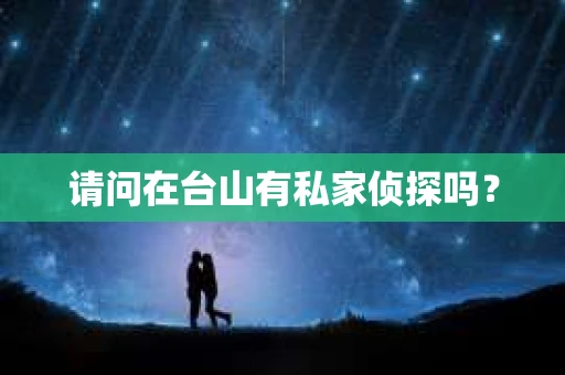 请问在台山有私家侦探吗？