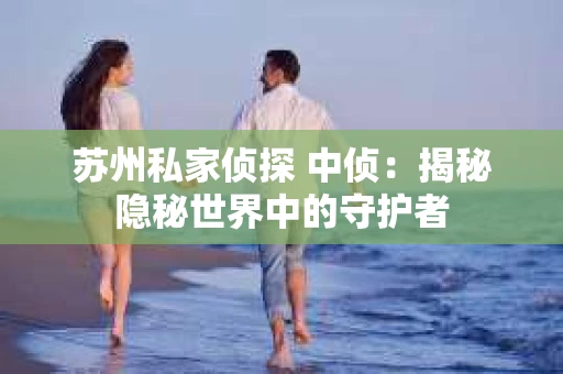 苏州私家侦探 中侦：揭秘隐秘世界中的守护者
