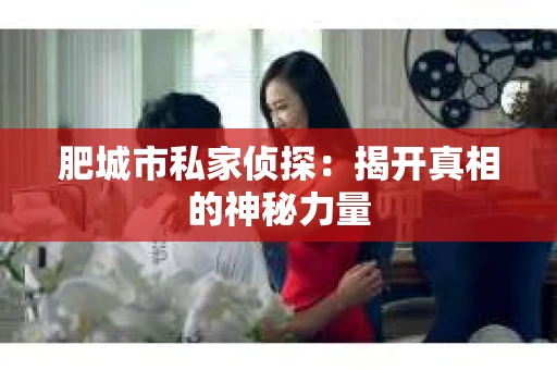 肥城市私家侦探：揭开真相的神秘力量